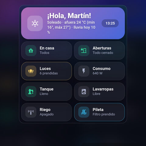 Tu casa, en una sola pantalla. Renovamos por completo nuestros tableros de Home…